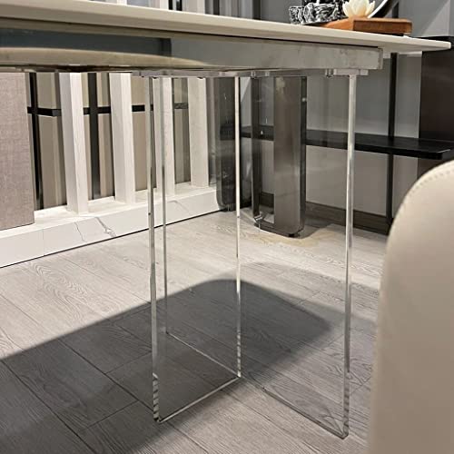 29,5 Zoll hohe Acryl-Möbelbeine, Couchtisch-Ersatzbein, moderne Heimdekoration, transparente DIY-Beine for Schreibtisch, Couchtisch, Kleiderschrank, Schrank ( Color : Clear(B) , Size : 60*70cm ) von GUINJO