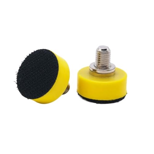 GUIPENG 1/2/3 zoll Schleifen Disc Sander Unterstützung Pad for Air Polierer Haken & Schleife Zurück Platte Schleif Werkzeug M6 & 5/16 * 24T(1Inch 2pieces,M6) von GUIPENG
