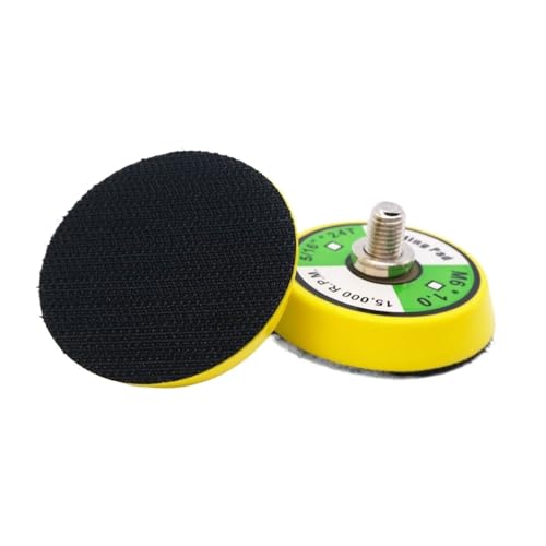 GUIPENG 1/2/3 zoll Schleifen Disc Sander Unterstützung Pad for Air Polierer Haken & Schleife Zurück Platte Schleif Werkzeug M6 & 5/16 * 24T(2Inch 2pieces,M6) von GUIPENG