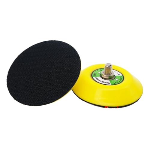 GUIPENG 1/2/3 zoll Schleifen Disc Sander Unterstützung Pad for Air Polierer Haken & Schleife Zurück Platte Schleif Werkzeug M6 & 5/16 * 24T(3Inch 2pieces,M6) von GUIPENG