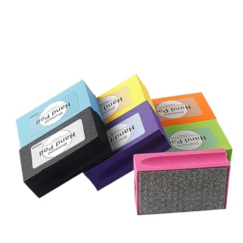 GUIPENG 1/7 Stück Diamant-Handpolierpads for Fliesen, Glas, Schleifblock, Stein, Marmor, Keramik, Schleifscheibe, Polierwerkzeuge(7 Pcs) von GUIPENG