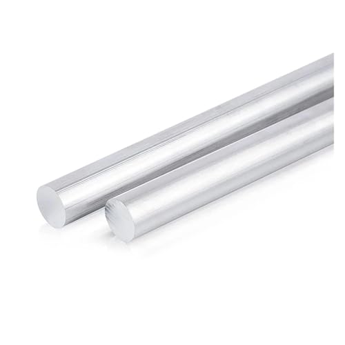 GUIPENG 10 Stück ~ 1 6061 Aluminium-Vollstäbe, Rundstab, Durchmesser 2 mm 200, Länge 50, 100, 150, 300, 500(180 x20mm 1pcs) von GUIPENG
