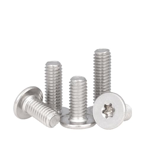 GUIPENG 10 teile/los M1.6 M2 M2.5 M3 M4 M5 M6 M8 304 Edelstahl CM Sechs-blatt Torx Ultra-dünne Ultra-niedrigen Flachen Wafer Kopf Schrauben(30mm x10pcs,M4) von GUIPENG