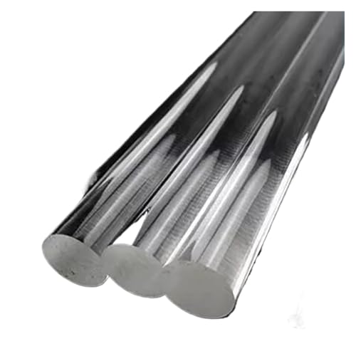GUIPENG 100 mm 200 300 500 1 Meter lang transparent klar Acryl Stange Kunststoff PMMA rund solide Bar(Length 300mm,45mm 10pcs) von GUIPENG