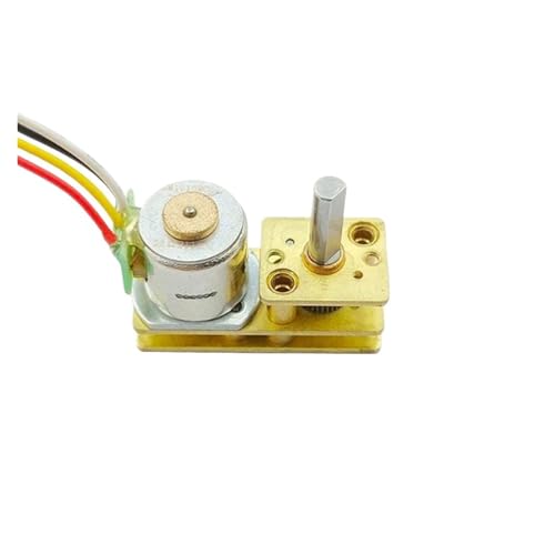 GUIPENG 1024-10BY DC 5 V 10 mm 2-Phasen-4-Draht-Getriebe-Schrittmotor Vollmetallgetriebe Invertierte Welle Präzisionssteuerung(RADIO 323_DC 5V) von GUIPENG