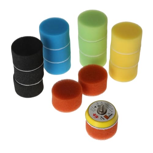 GUIPENG 16 stücke 2 Zoll 50mm Polieren Pad Kit for Auto Polierer Wachs Puffer Hand Werkzeug for Dreh von GUIPENG