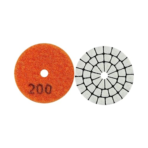 GUIPENG 2 Zoll 50 mm Diamant-Trockenpolierscheibe Granit Marmor Schleifscheibe Keramik Stein Polierscheibe Schleifmittel Werkzeug Schleifscheiben(Grit 200) von GUIPENG
