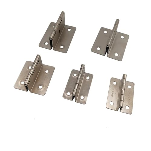 GUIPENG 2PCS Vintage Möbel Schrank Faltbare Tür Hardware Stumm Doppel Bifold Scharnier(51 x 18 x 1.0) von GUIPENG