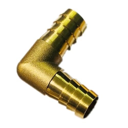 GUIPENG 3 4 5 6 8 10 12 14 16 19 25mm Schlauch Barb Gleich Reudcing Ellenbogen Stecker Hosetail 90 Grad Adapter transfer Messing Rohr Fitting Kraftstoff(12MM - 10MM_5 PCS) von GUIPENG