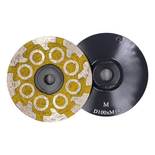 GUIPENG 4 Zoll 100 mm Diamant-Schüsselschleifer Steinschleifscheibe Beton Marmor Polierpad Winkelschleifer Schleifscheibe Schleifblock(M,M 5-8-11) von GUIPENG