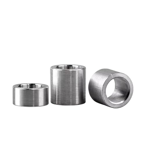 GUIPENG 5/10/20 stücke M3 M4 M5 M6 M8 Aluminium Legierung Flache Waschmaschine Dichtung CNC Hülse Nicht-gewinde Stand-off Spacer for RC Modell Teil(D5x M2.5 (20pcs),Length 2mm) von GUIPENG