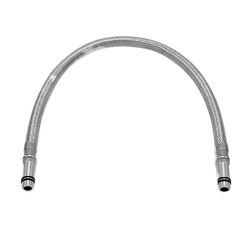 GUIPENG 56 cm M10 * 1 Wasserhahn-Ersatzschlauch, geflochtener Edelstahlschlauch, Wasserhahnschlauch, Wasserzulaufschlauch, Küchenspüle, Kaltwasserschlauch GUIPENG 56 cm M10 * 1 Wasserhahn-Ersatzschlauch, geflochtener Edelstahlschlauch, Wasserhahnschlauch, Wasserzulaufschlauch, Küchenspüle, Kaltwasserschlauch von GUIPENG