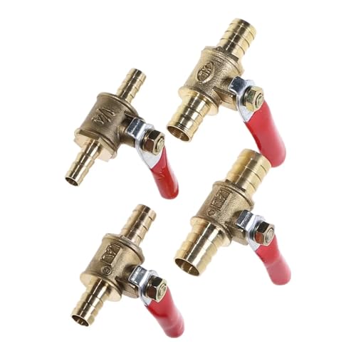 GUIPENG 6mm-12mm Schlauch Barb Inline Messing Wasser Öl Luft Gas Kraftstoff Linie Abschaltung Ball Ventil Rohr Armaturen(8mm) von GUIPENG