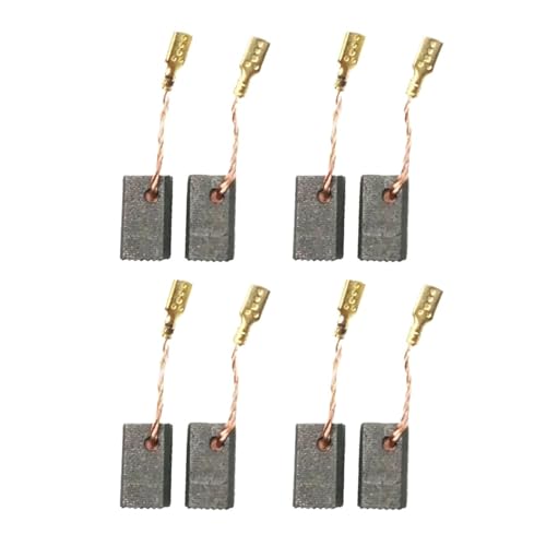 GUIPENG 8 stücke Kohlebürsten 6,5 × 14mm for Winkelschleifer 7-100 7-125 7-100T 7-100TE 7-125T 7-125TE von GUIPENG