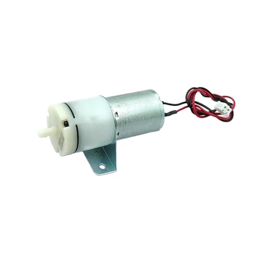 GUIPENG DC 12 V/24 V Mini 370 Motor Luftpumpe Elektrische Mikromembran Sauerstoffpumpe Aquarium Wasser Blutmonitor mit Halterung(Model A (12V)) von GUIPENG