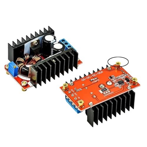 GUIPENG DC-DC-Boost-Konverter Step Up Power Module 8V-60V Eingang zu 7V-90V Ausgang 5A-20A 120W-1500W Stromversorgungsmodul Einstellbar(150W Copper Pillar) von GUIPENG