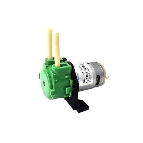 GUIPENG DC6V Mini-Schlauchpumpe, selbstansaugende Mikro-Dosierpumpe, for den Laborgebrauch, umkehrbare Richtung, Saugpumpe for Flüssigkeiten und Wasser von GUIPENG