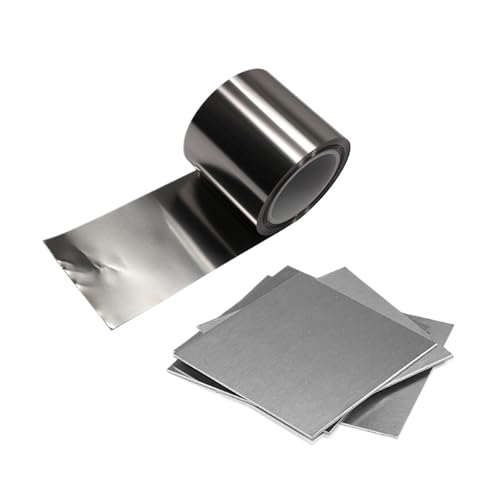 GUIPENG Dicke 0,01 mm ~ 0,5 mm Edelstahlstreifen 304 Stahlblech Dünne Stahlplatte/Folie Korrosionsbeständigkeit Kann Größe anpassen(0.1X100X100mm 1pc) von GUIPENG
