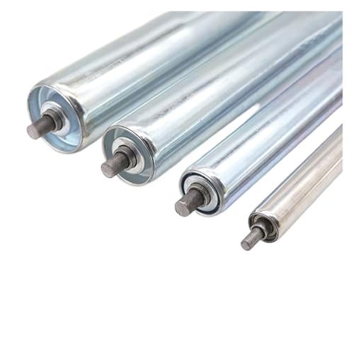 GUIPENG Durchmesser 25/38/50/60 mm, verzinkte Rollenbahnen, Edelstahl, Gesamtlänge 100 150 200 250 300 350 400 450 500 550 600(900mm(950mm),60mm) von GUIPENG