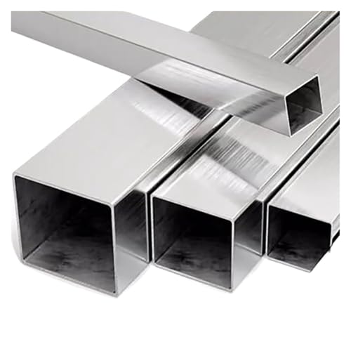 GUIPENG Edelstahl Vierkantrohr Rechteckrohr Klein Groß(Length 250mm,10x40x2mm 1pc) von GUIPENG