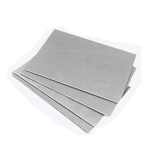 GUIPENG Edelstahlblech 0,1 mm 0,15 mm 0,2 mm 0,3 mm 0,4 mm 0,5 mm 0,8 mm 1 mm 1,5 mm 2 mm 3 mm 4 mm(400x400mm 1pc,Thickness 0.5mm) von GUIPENG