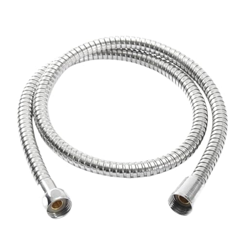 GUIPENG Flexibler Duschschlauch aus Edelstahl for Badezimmer, Dusche, Wasserverlängerung, Sanitärrohr, Ziehrohr, Badezimmer-Zubehör(1M) von GUIPENG