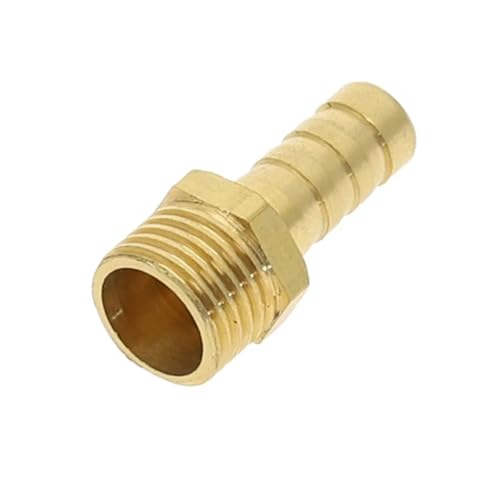 GUIPENG Messing-Schlauchanschluss 4 mm - 19 Widerhaken-Endstück 1/8 Zoll 1/4 1/2 3/8 BSP Innengewinde Kupferverbinder Verbindungsstück Kupplungsadapter(BTPC,6MM_3/8") von GUIPENG