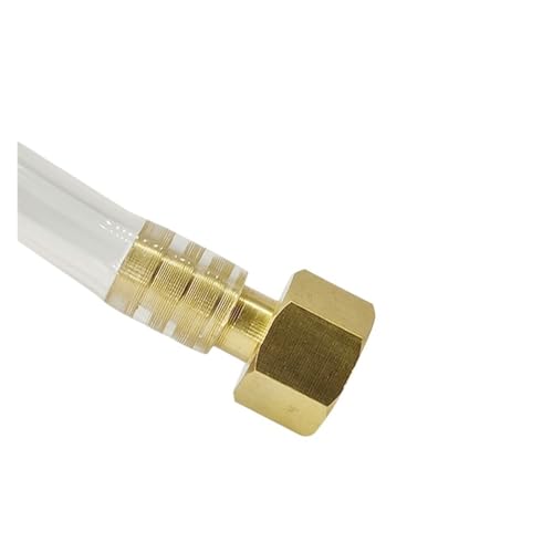 GUIPENG Messing-Schlauchanschluss 6 8 10 12 14 mm Widerhakenschwanz 1/8 “1/4” 3/8 “1/2” BSP Außengewinde Luft-Gas-Rohr Widerhaken-Anschlussgelenk-Koppler-Adapter(PCF,6MM_1/2") von GUIPENG
