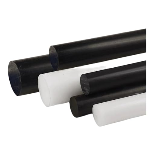 GUIPENG POM-Stab, Rundstab(White,12x500mm 1pc) von GUIPENG