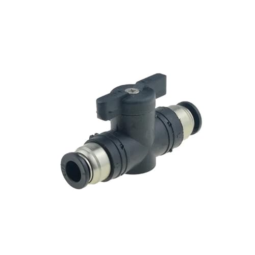 GUIPENG Pneumatische Rohrverschraubung, Luft-Schnellverschraubungen, Anschluss 8 mm, 10, 6, 4, 12, Wasserschlauch, Einsteckrohr, Durchflussregelung, Krankupplungen(BUC,12mm) von GUIPENG