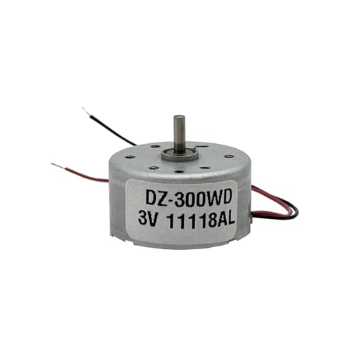 GUIPENG RF-300CA DC 3V-5V 3,7V 24mm 6500RPM Micro Rundspindelmotor Schwachstrom Stumm for DIY Hobby Spielzeug Fan Modell von GUIPENG
