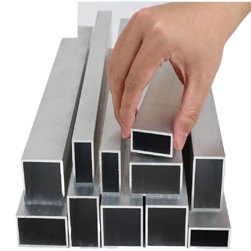 GUIPENG Rechteckiges Vierkantrohr aus Aluminiumlegierung 6063(Length 500mm 1pc,20x80x2mm) von GUIPENG