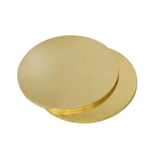 GUIPENG Runde Blechscheibe aus massivem Messing, 2 mm – 200(Thickness 0.5mm,Diameter 45mm 10pcs) von GUIPENG