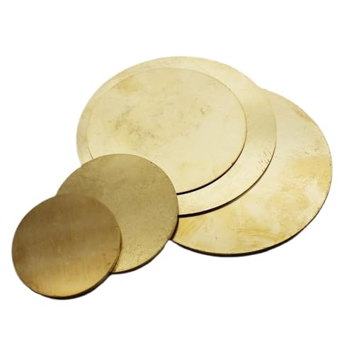 GUIPENG Runde Kreisscheibe aus Messing(Thickness 1.5mm 1pc,Diameter 200mm) von GUIPENG