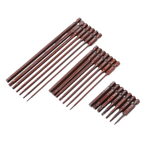 GUIPENG Sechskantschraubendreher-Bit H3 H4 H5 H6 H8 H10 Länge 50 mm 75 mm 100 mm 150 mm(H5x75mm 1pc) von GUIPENG