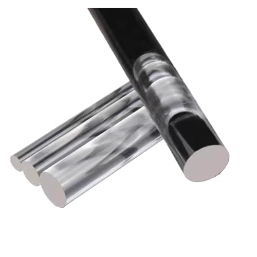 GUIPENG Transparenter Acrylstab, massiver Rundstab, 2 mm - 100 mm(Length 100mm 10pcs,60mm) von GUIPENG
