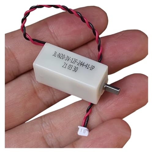 GUIPENG Wasserdichter Mini-N20-Getriebemotor DC 3 V-3,7 V 40 U/min-50 U/min Mikro-Vollmetallgetriebe Getriebemotor Langsamlauf DIY-Schloss Roboter Smart Car von GUIPENG