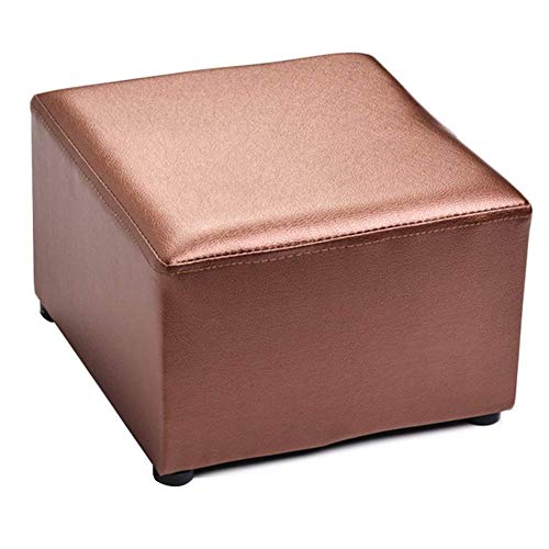 GUIXAN Fußhocker, Ottomane Sofahocker Schuhhocker PU-Leder Fußhocker Couchtischhocker Quadratischer Hocker Fußstütze Wohnzimmer, 6 Farben von GUIXAN
