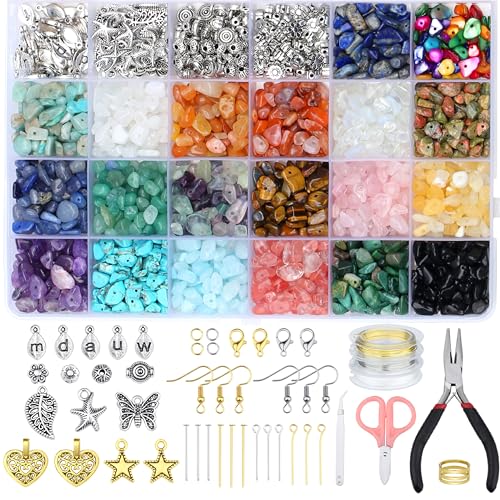 GUJOXILA Schmuck Selber Machen Set mit 20 Farben 1200 Kristalle Edelsteine Perlen für Ringe Ohrringe und Schmuckherstellung GUJOXILA Schmuck Selber Machen Set mit 20 Farben 1200 Kristalle Edelsteine Perlen für Ringe Ohrringe und Schmuckherstellung von GUJOXILA