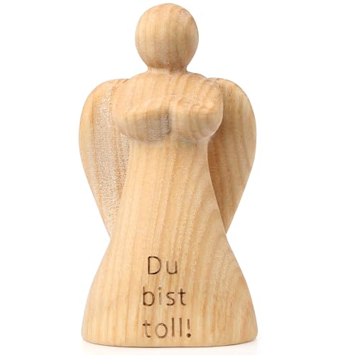 GUJOXILA 10cm Schutzengel Geschenk Engel Figur Statue Angel Schutzengel Figur (Du bist toll) 1Stk von GUJOXILA