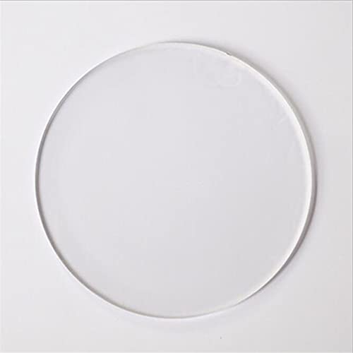 10 Stück transparente Acrylkreise – 1–10 mm Dicke, 2–19 cm Durchmesser, polierte Kanten for Heimwerkerarbeiten und Modellbau(12CM*4MM) von GUKFJLZRT