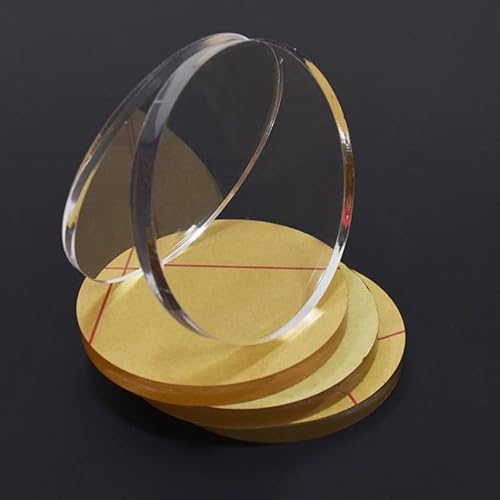 10 Stück transparente Acrylkreise – 1–10 mm Dicke, 2–19 cm Durchmesser, polierte Kanten for Heimwerkerarbeiten und Modellbau(2CM*2MM) von GUKFJLZRT