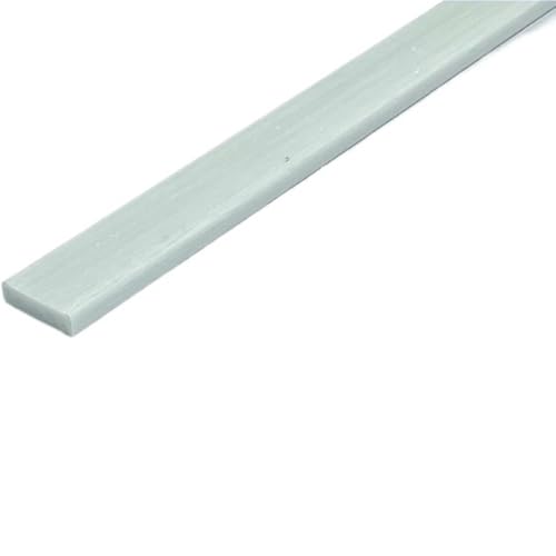 Hochwertiger flacher Fiberglasstab-Streifen – 240 mm und 490 mm Länge, verstärkter Kunststoff-Stützstreifen, 1 Stück(490MMX20X20MM) von GUKFJLZRT