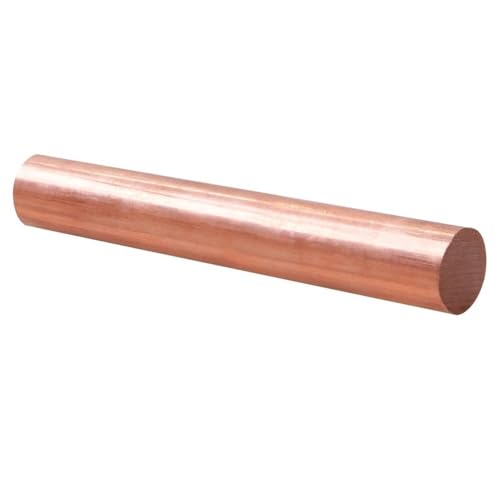 T2 Kupfer-Rundstab – 7–12 mm Durchmesser, 100–250 mm Länge for Metallbearbeitung, Schweißen und Heimwerkerprojekte(8x200mm) von GUKFJLZRT