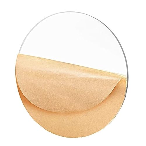 Transparente Acrylscheibenplatte – kreisförmiges Bastelmaterial, 2–6 mm Dicke, leicht zu schneiden for DIY-Projekte(100MM*3MM) von GUKFJLZRT