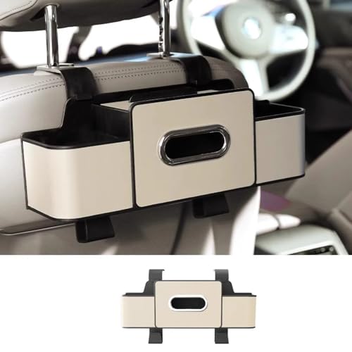 GUKKO Aufbewahrungsbox die Autositzlehne für BMW 2er Active Tourer F45 U06 / 2er Gran Tourer F46, mit 2 Getränkehaltern, Tissue-Box und Haken, Car Organizer,B Beige GUKKO Aufbewahrungsbox die Autositzlehne für BMW 2er Active Tourer F45 U06 / 2er Gran Tourer F46, mit 2 Getränkehaltern, Tissue-Box und Haken, Car Organizer,B Beige von GUKKO