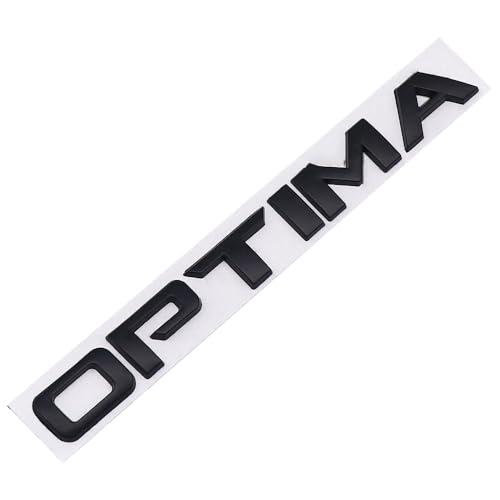 GUKKO Emblem-Aufkleber, wasserdicht, selbstklebend, rostfrei, Aufkleber für Kia Optima, Auto Dekorative Modifikation Zubehör,B B von GUKKO