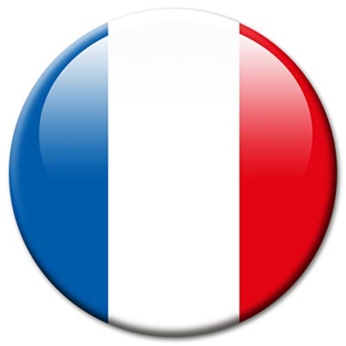 Kühlschrankmagnet Frankreich Flaggen Magnet Länder Reise Souvenir Flagge France für Kühlschrank stark groß 50 mm von GUMA Magneticum