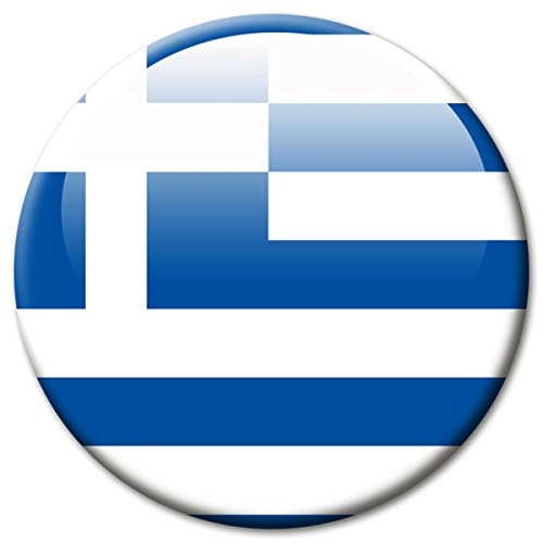 Kühlschrankmagnet Griechenland Flaggen Magnet Länder Reise Souvenir Flagge für Kühlschrank stark groß 50 mm von GUMA Magneticum