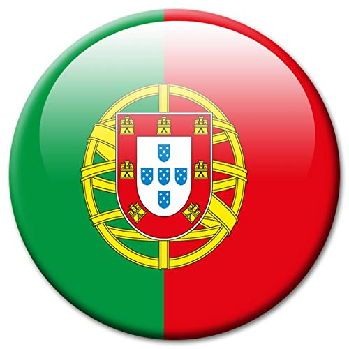 Kühlschrankmagnet Portugal Flaggen Magnet Länder Reise Souvenir Flagge für Kühlschrank stark groß 50 mm von GUMA Magneticum